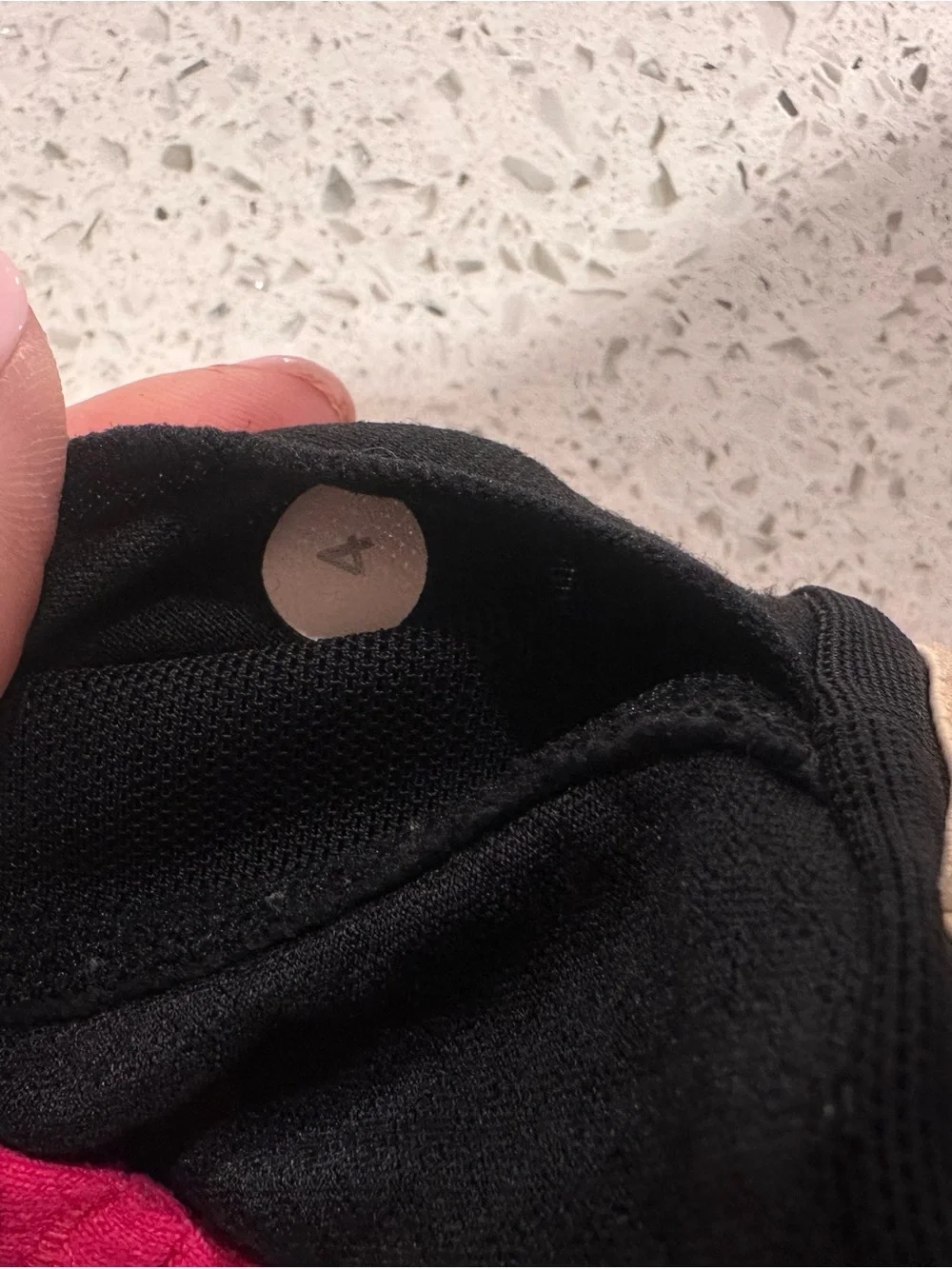 lululemon athletica Black Tank Top with Pink Trim